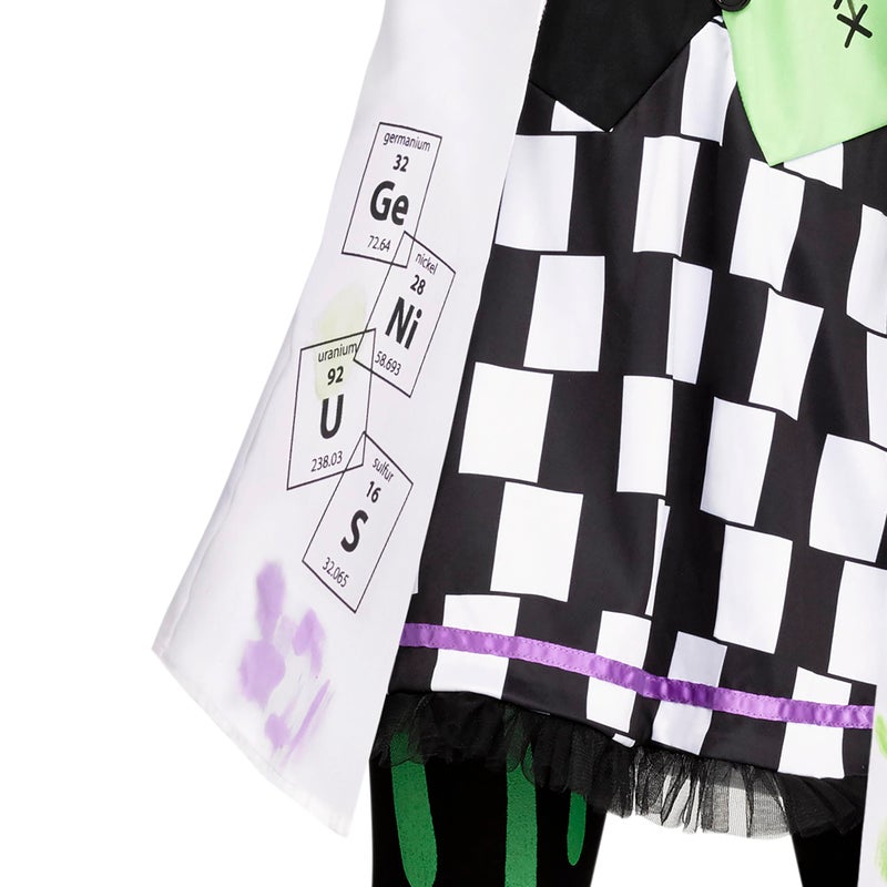 Fun World Mad Scientist Girl Costume, X-Large 14-16, White - Image 4
